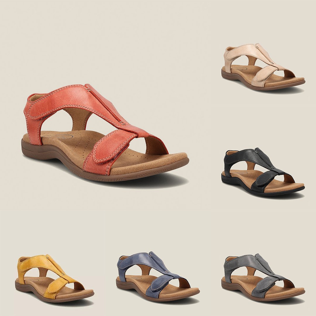 Dulce™ | Bequeme orthopädische Ledersandalen