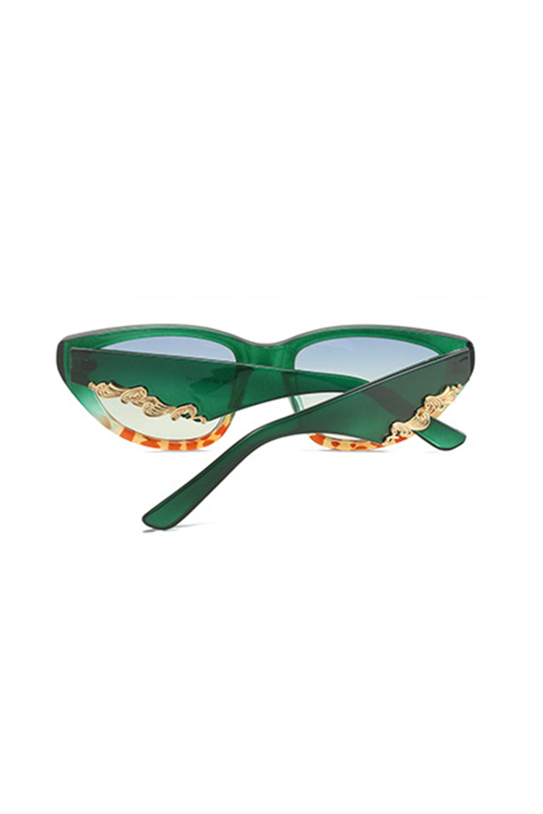 Sonnenbrille mit Leopardenmuster und auffälligem Design Für Frauen