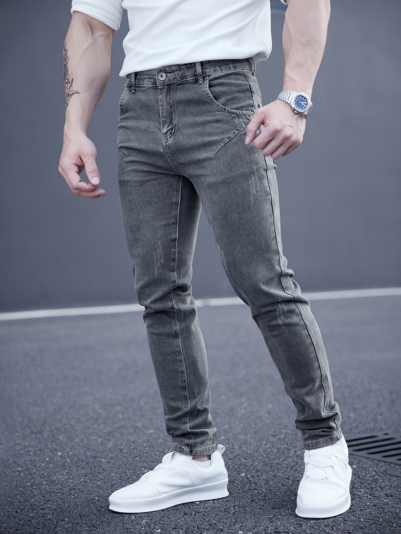 Skinny Jeans Grau - Nick