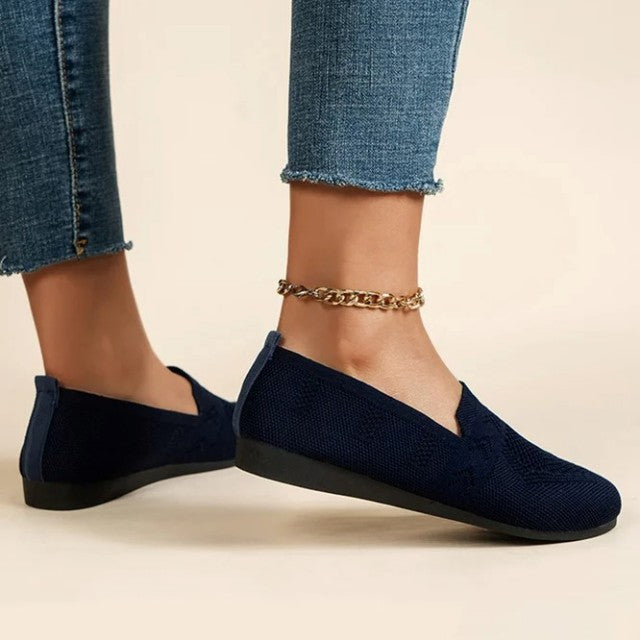 Luna - Blaue Atmungsaktive Mesh-Schuhe