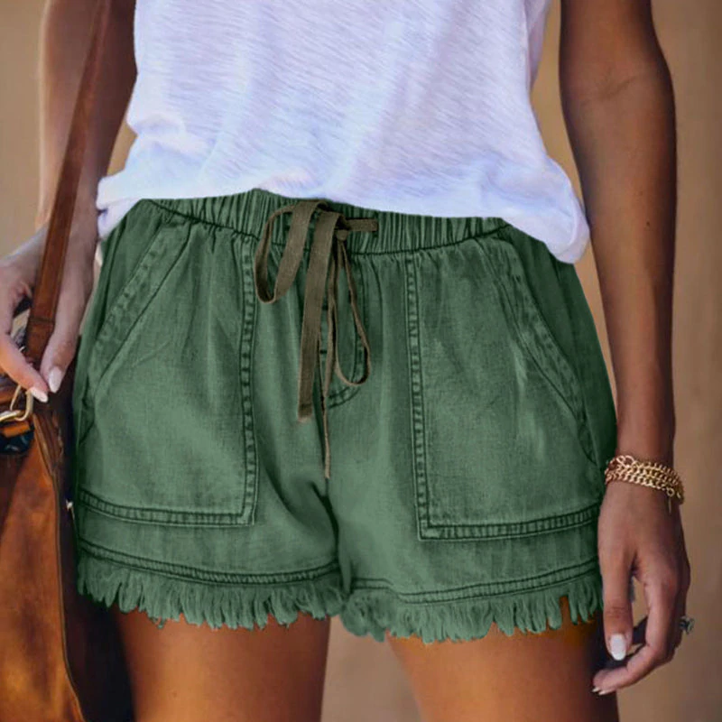 Lexi® | High-Waisted Denim Shorts