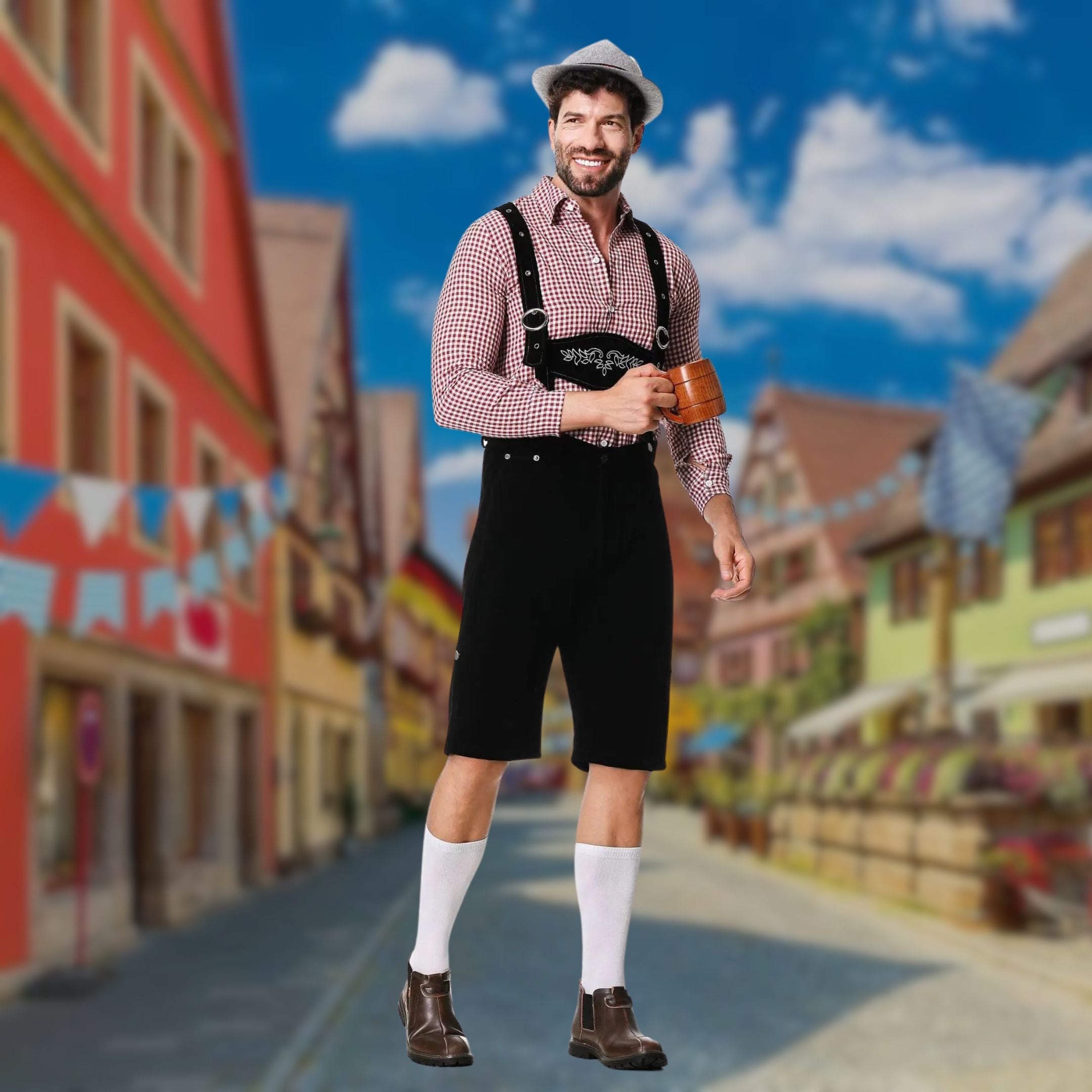 William | Three-Piece Set Oktoberfest Lederhosen