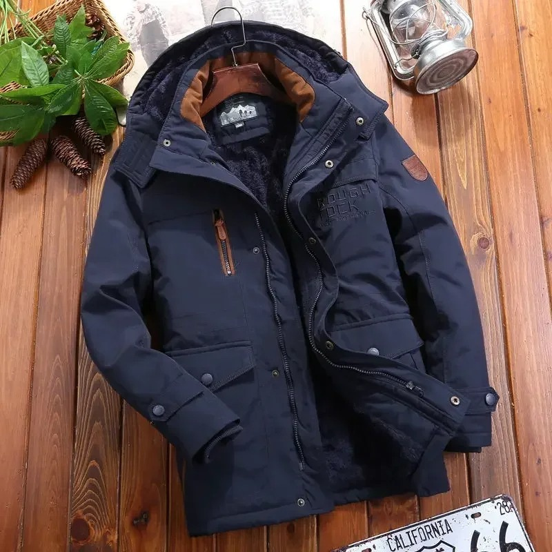 Männliche Cargo-Winterjacke für Männer