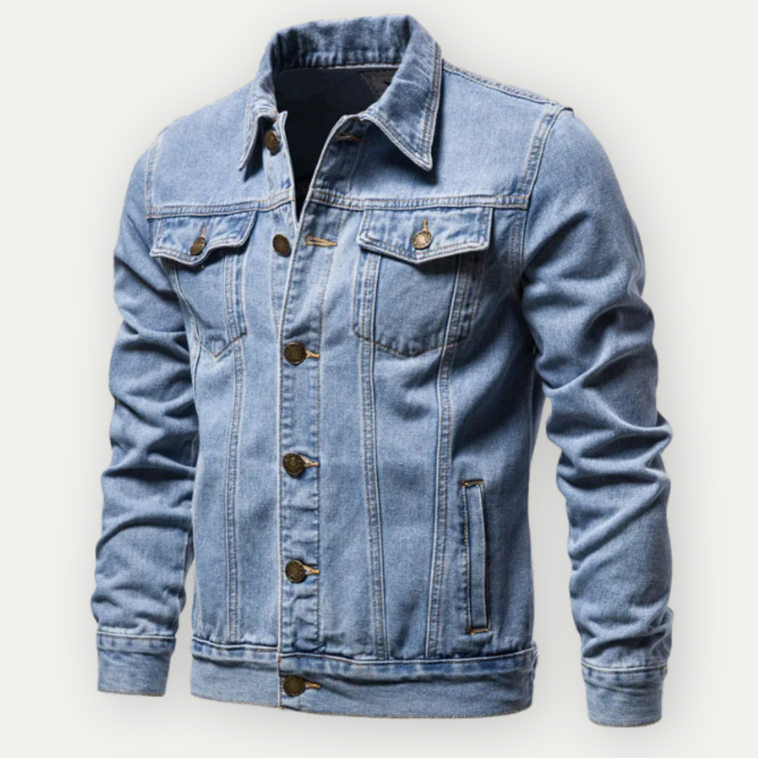 Männliche Denim Winterjacke für Männer