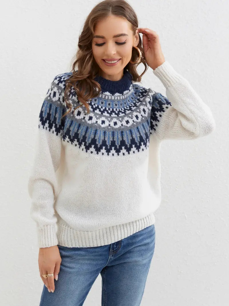 Viola - Pullover mit schönem Muster