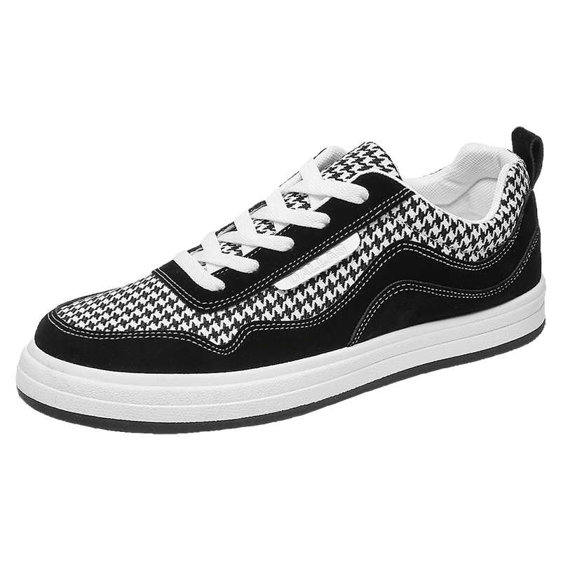 Schwarze Orthopädische Canvas Sneakers - Lars