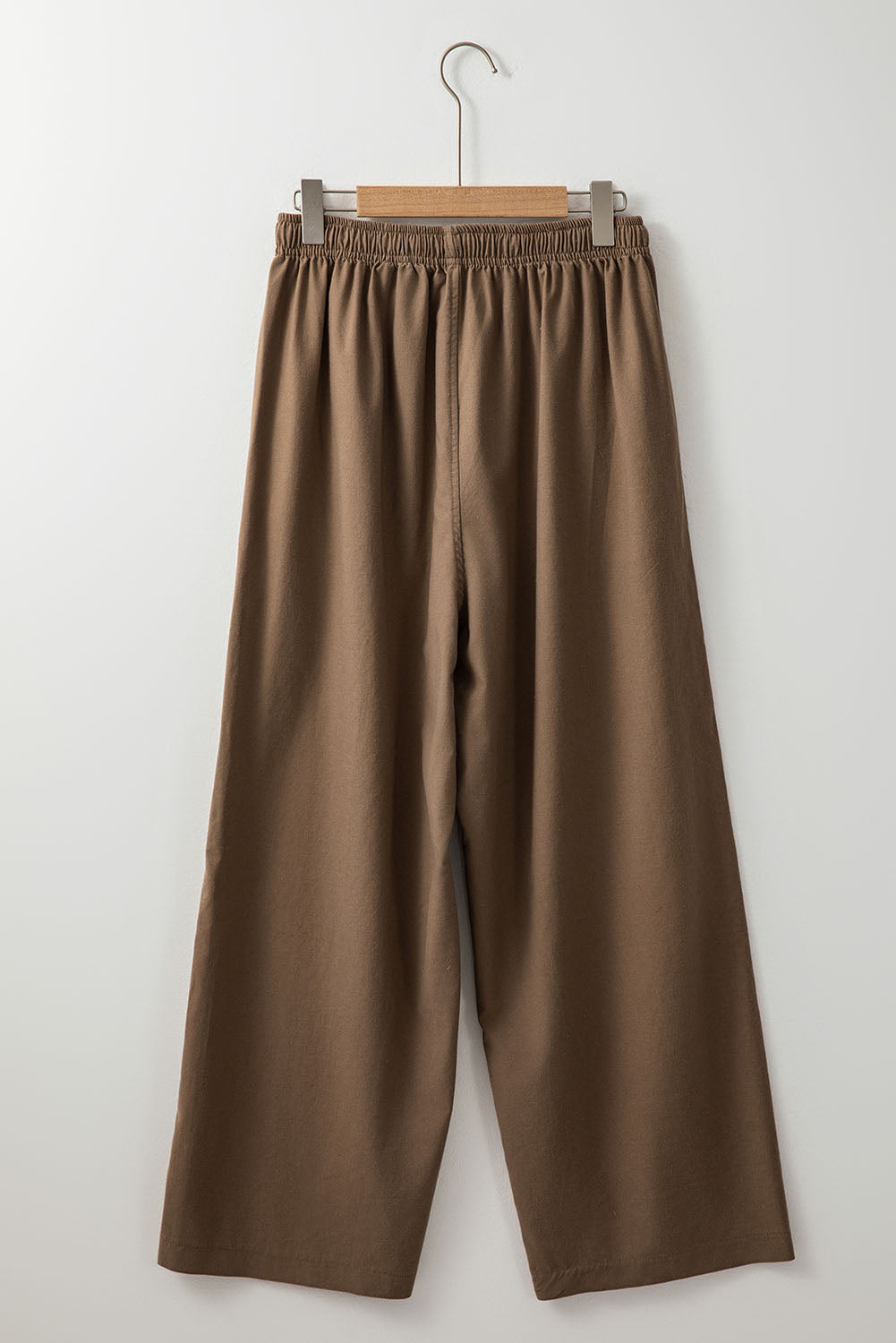 Desert Palm Baumwoll-Leinen Weitbein-Hose Für Frauen