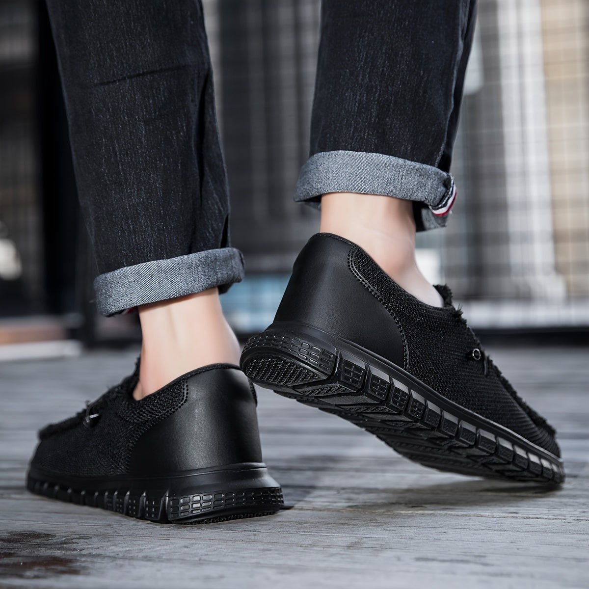 Schwarze Orthopädische Casual Loafers - Felix