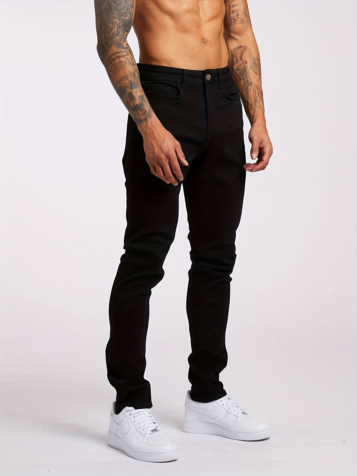 Dunkelblaue Slim Fit Jeans - Lucas