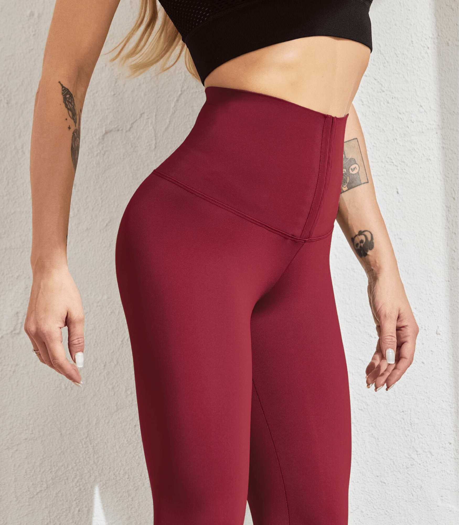 Form & Glanz: Hochtaillierte Shapewear Leggings