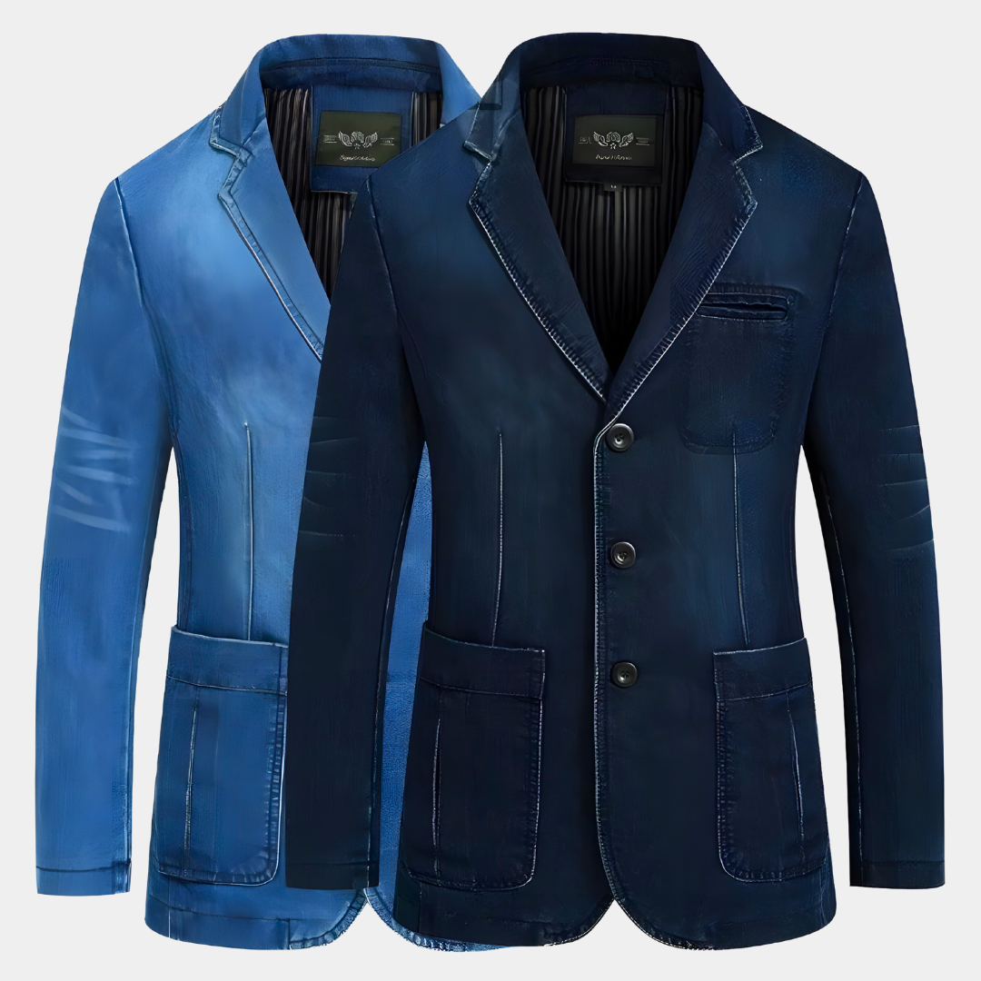 Klassischer Jeansblazer für Herren