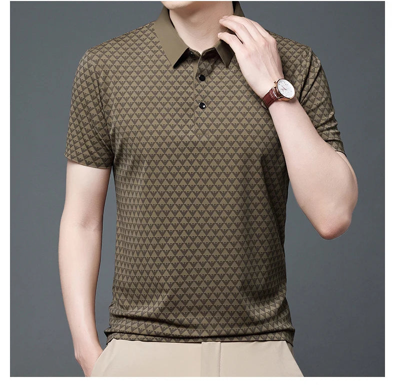 Exklusives Herren Diamant Polo