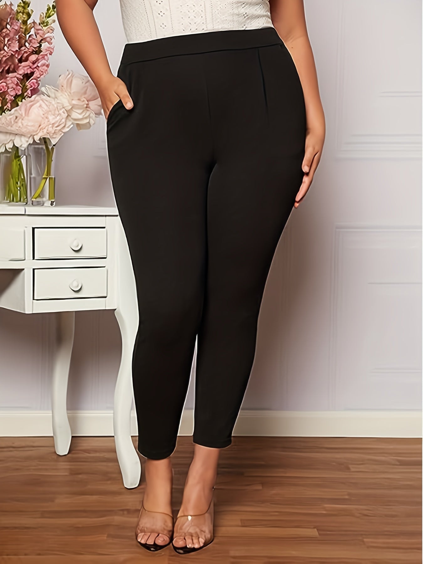 Schwarze Skinny Hose - Laura