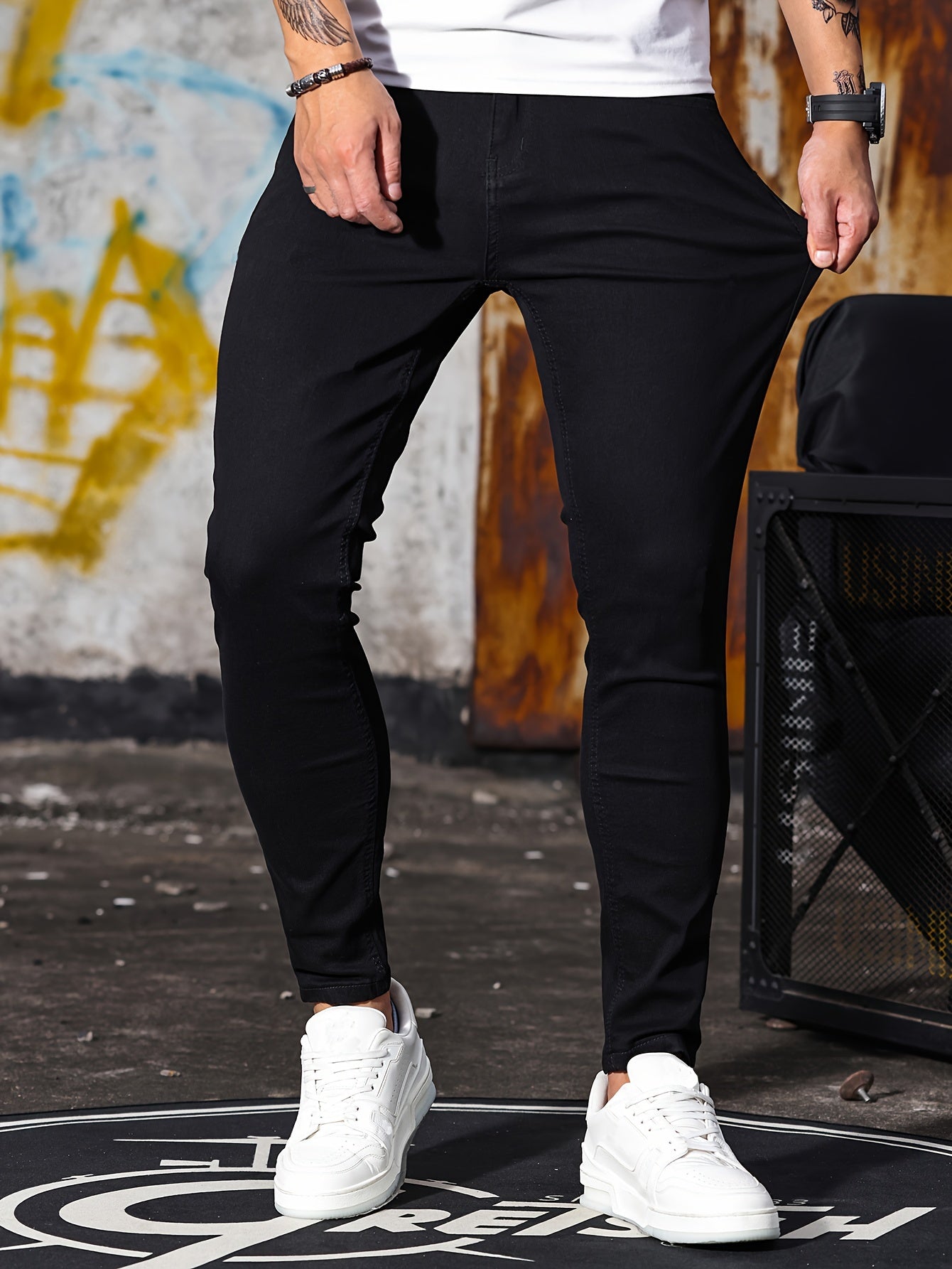 Skinny Jeans Schwarz - Max