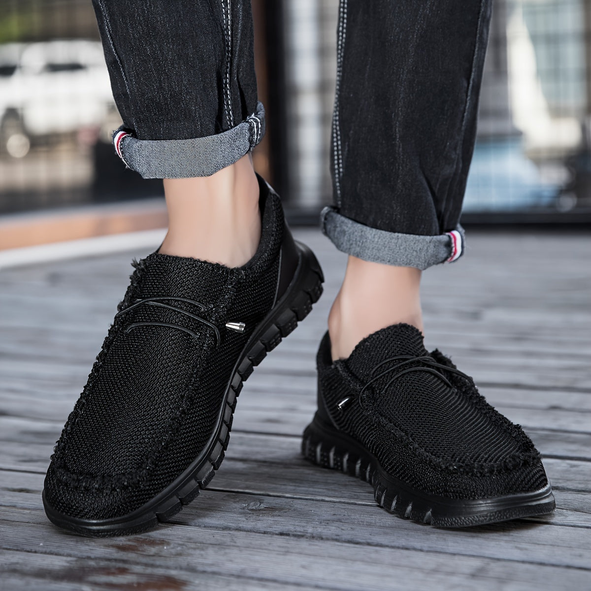 Schwarze Orthopädische Casual Loafers - Felix