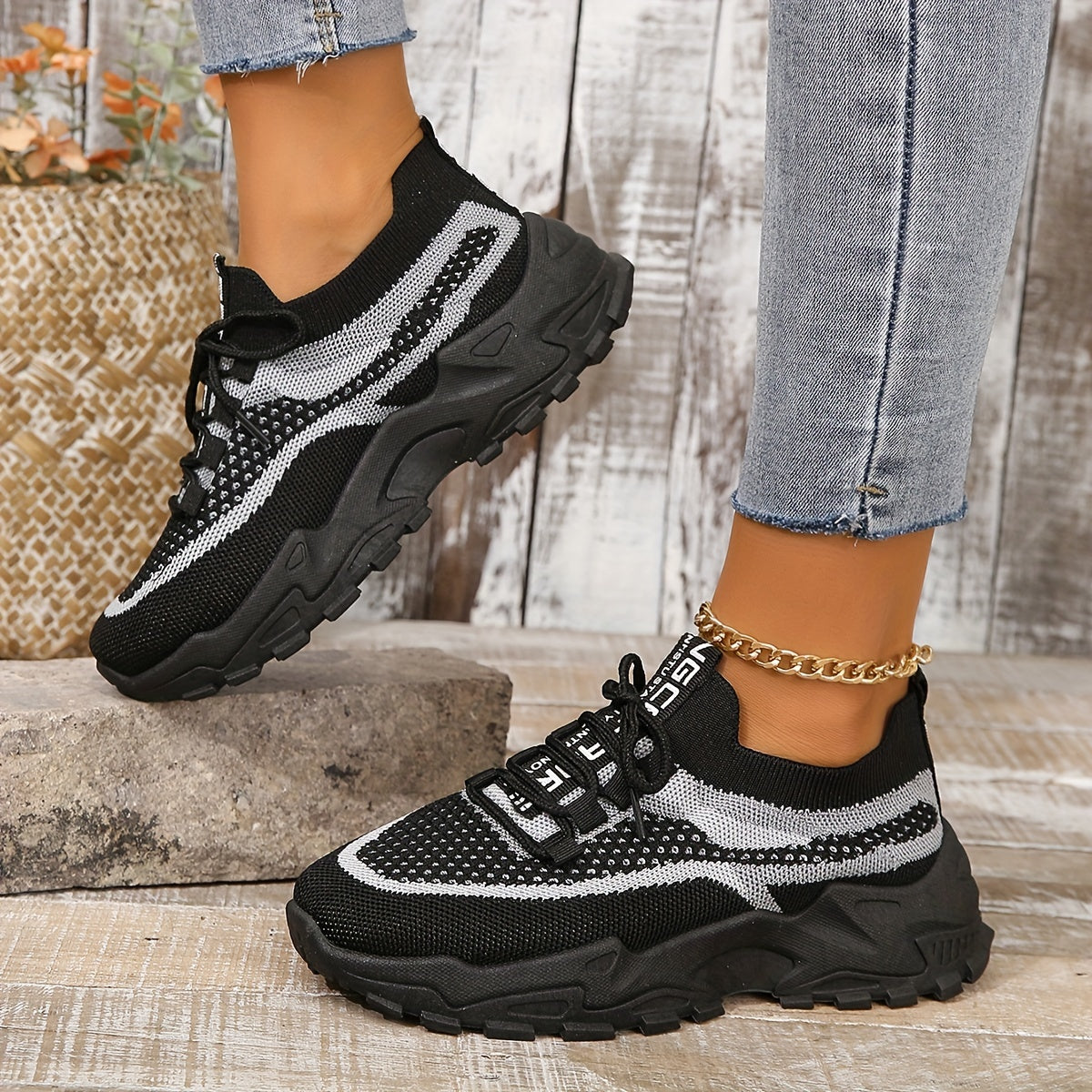 Atmungsaktive Mesh-Sneaker Für Frauen