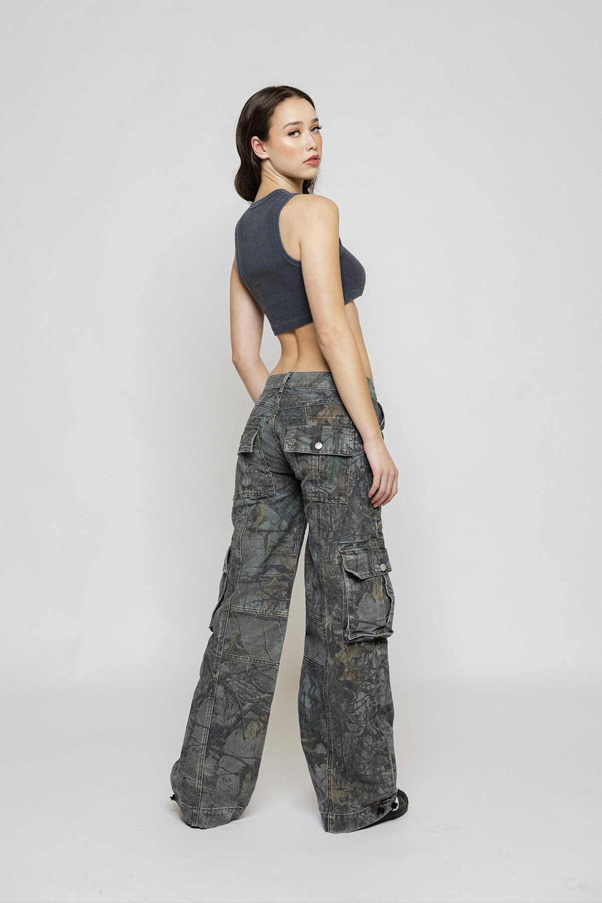 Malina Camo Cargo Pants