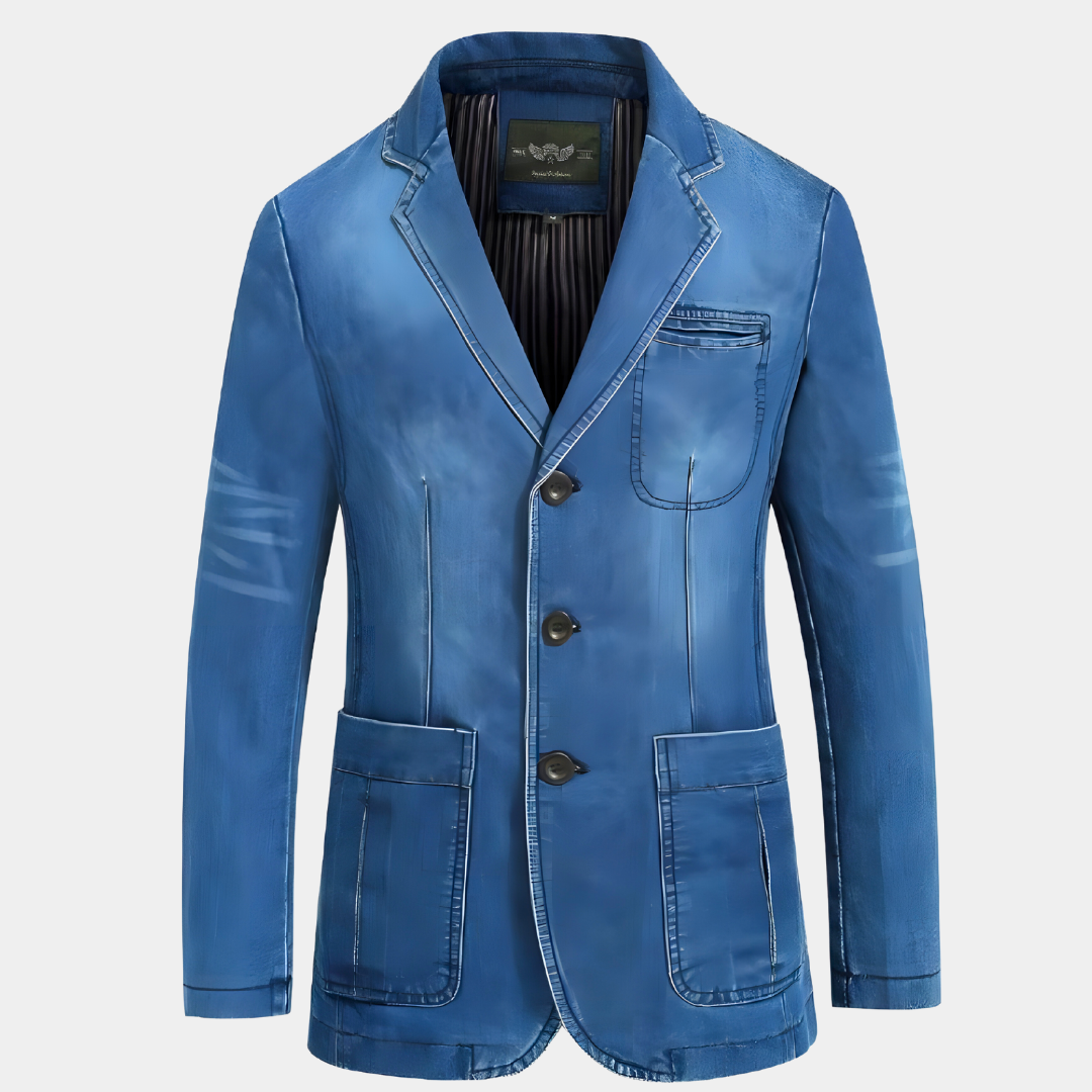 Klassischer Jeansblazer für Herren