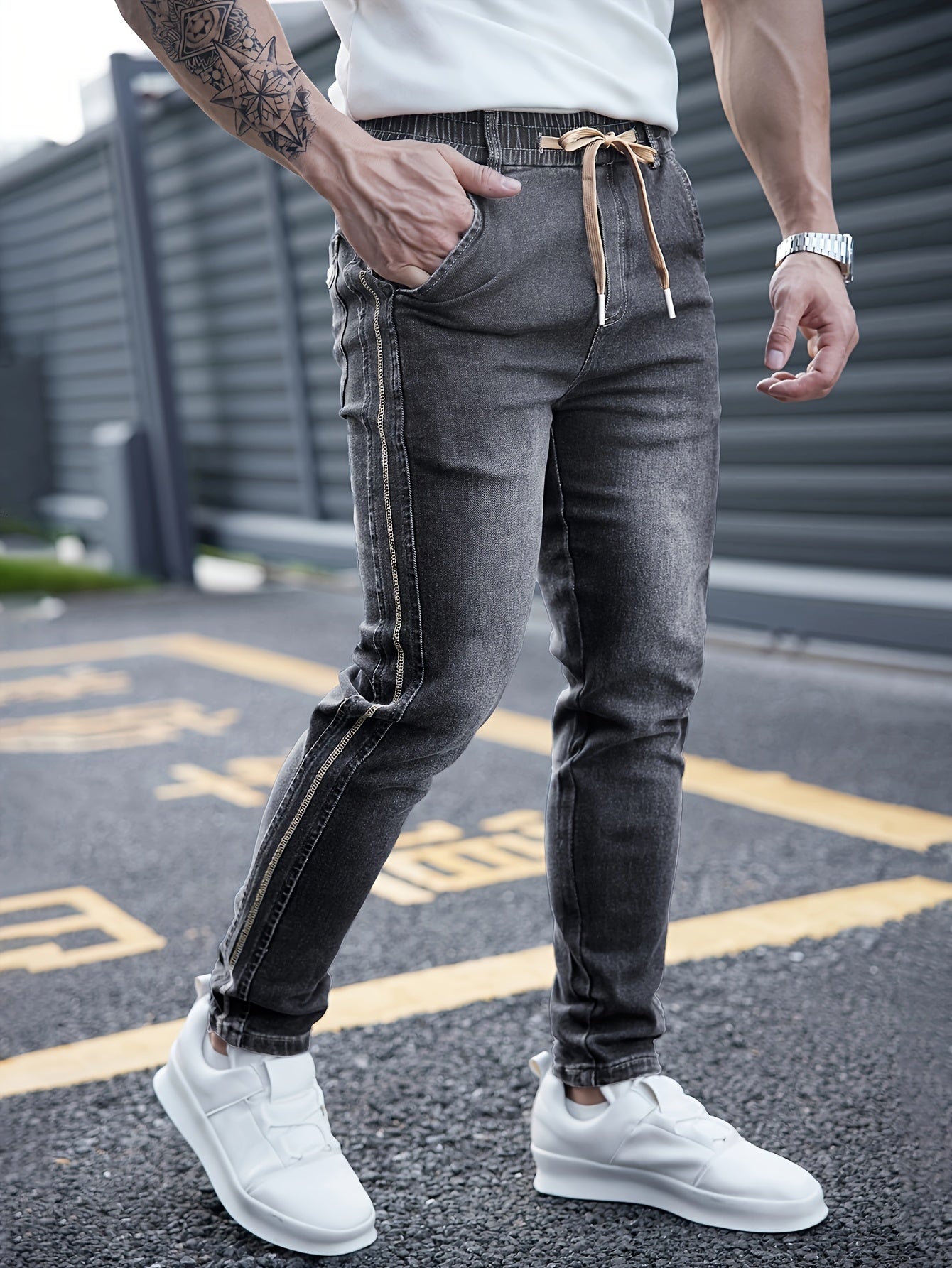 Schwarze Skinny Jeans - Milan