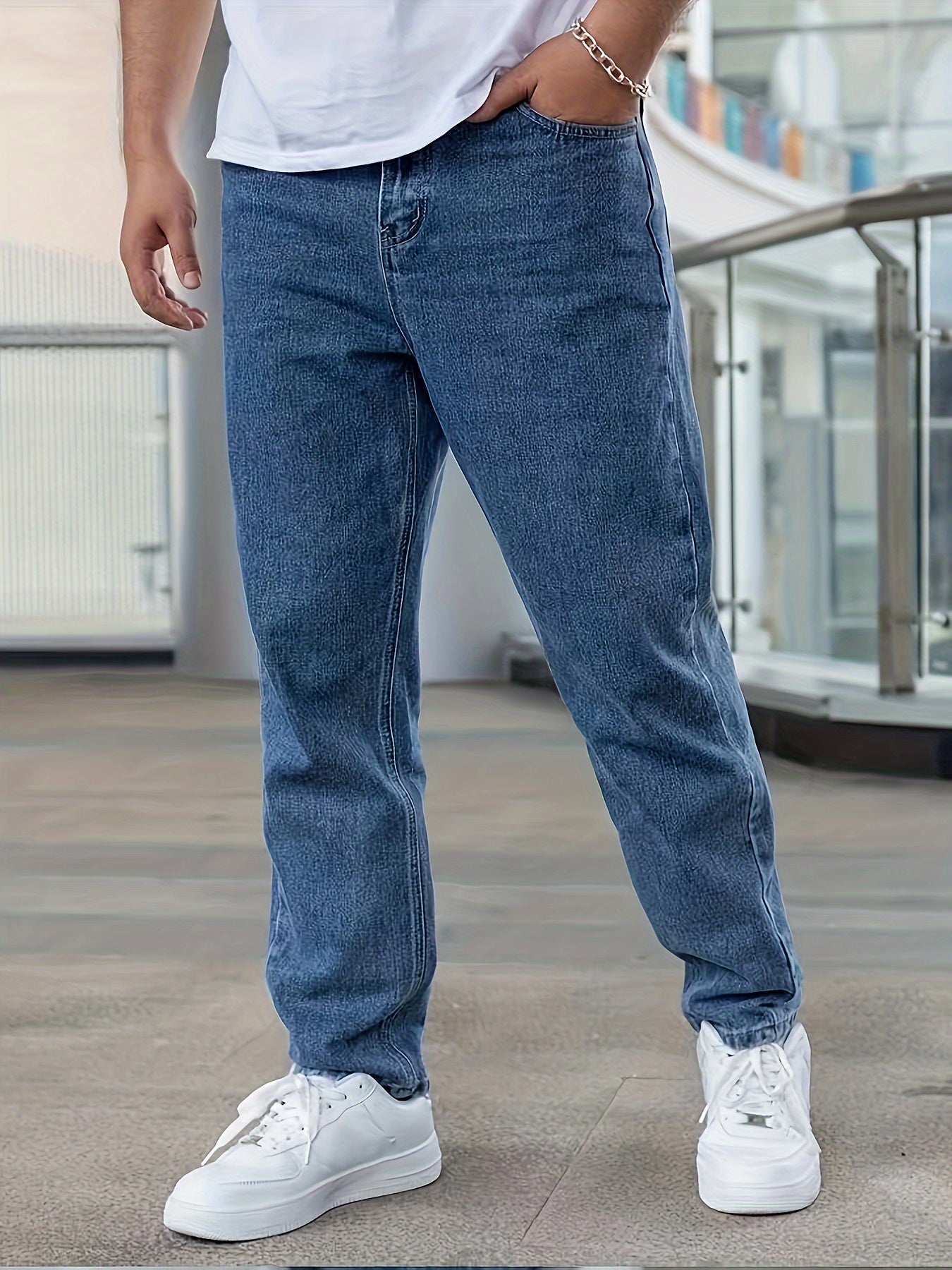 Schwarze Regular Fit Jeans - Finn