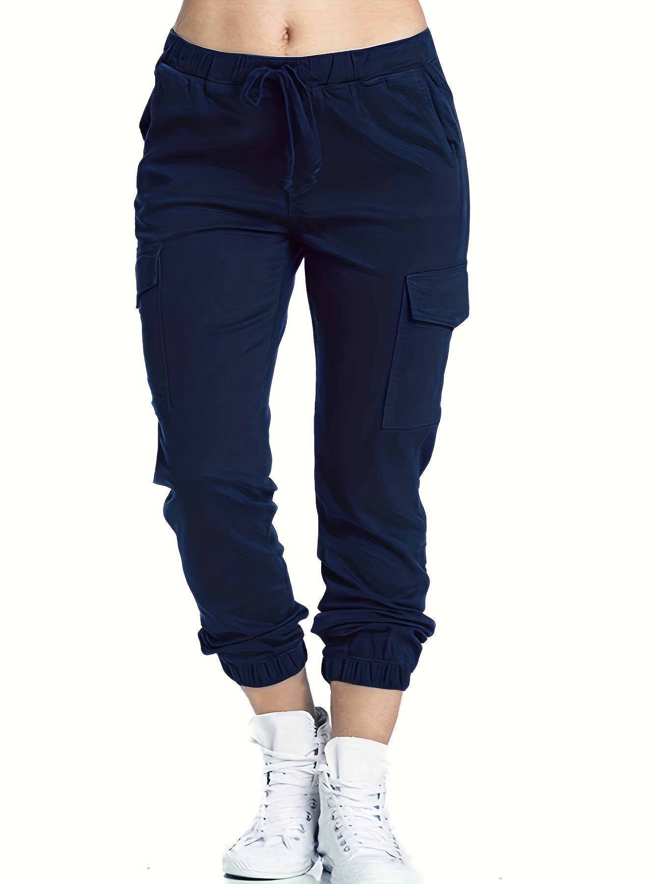 Schwarze Plus Size Jogger - Nina