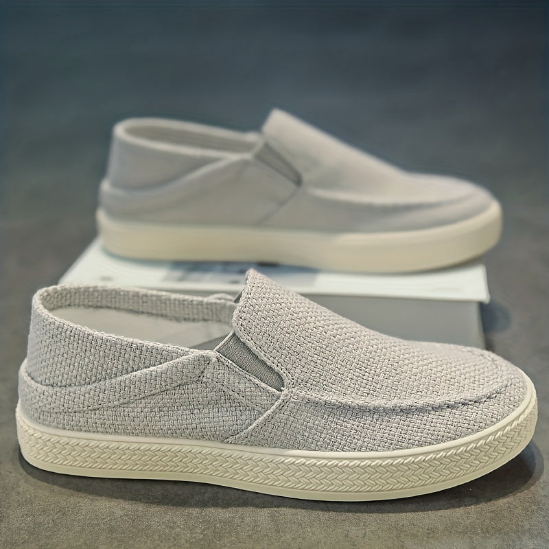 Schwarze Orthopädische Canvas Slip-ons - Milan