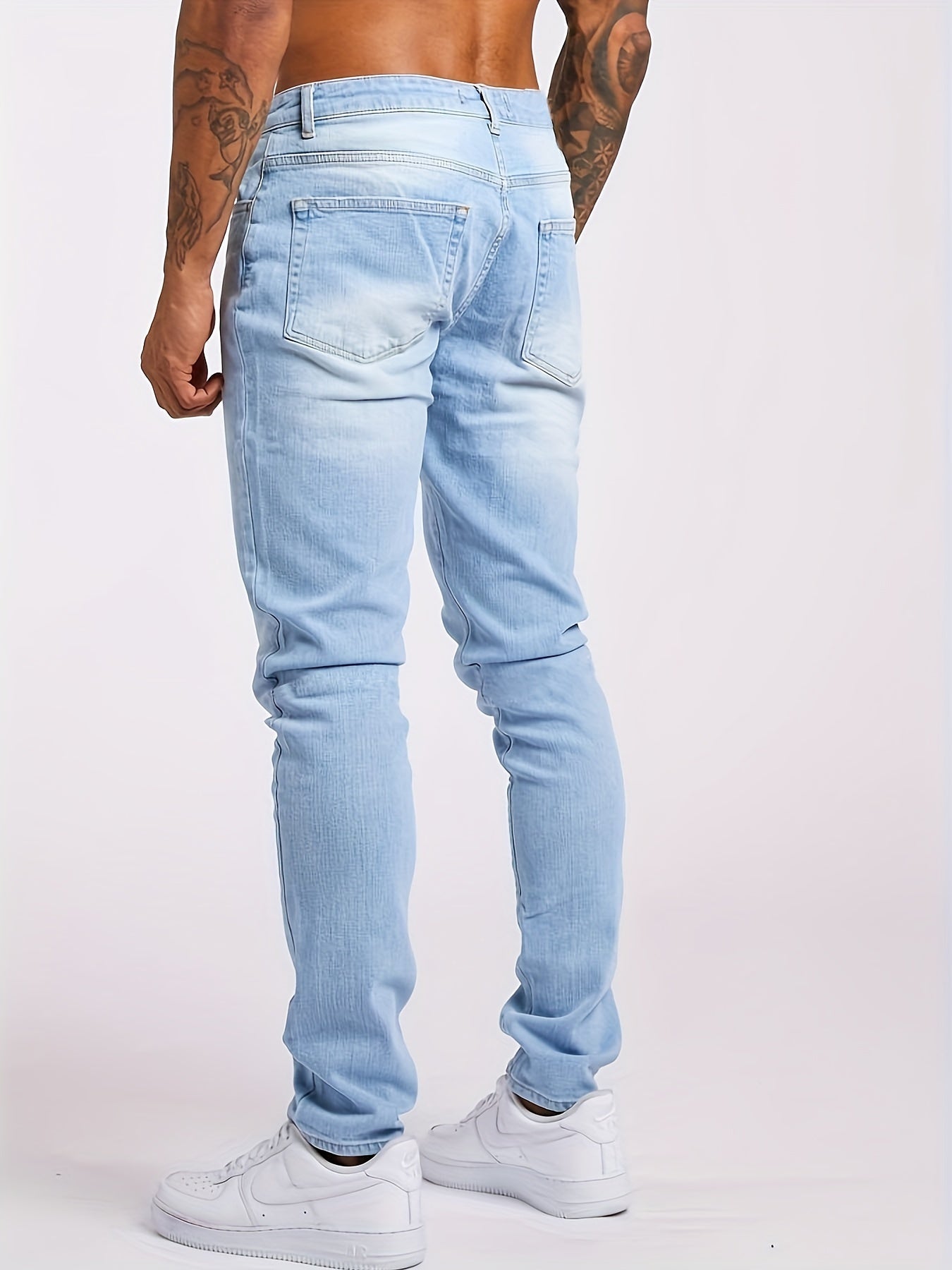 Dunkelblaue Slim Fit Jeans - Lucas