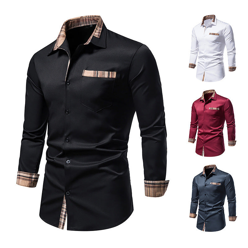 Stuttgart | Modern Herren Casual Langarm Formal