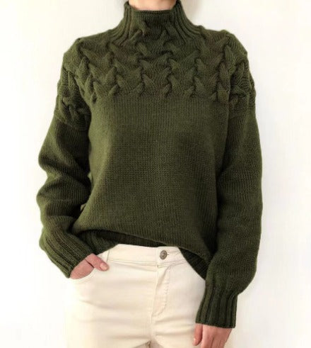 Weicher Rollkragenpullover mit zeitlosem Design für Frauen