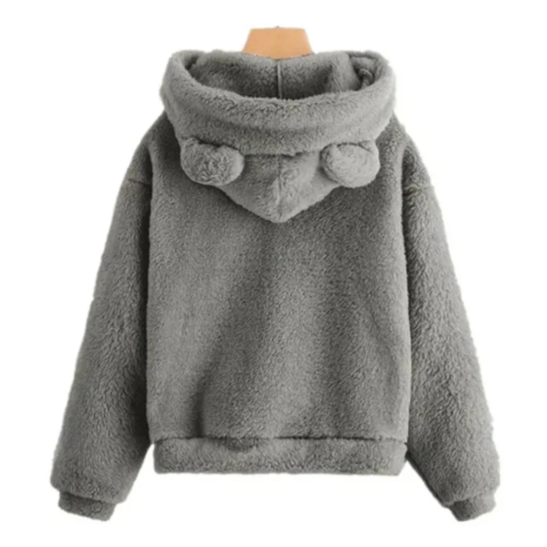 Avayasa | Damen Winter Langarm Kapuzenpulli | Warme