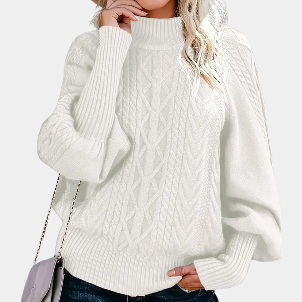 Stilvoller Strick-Damenpullover mit modernem Design Für Frauen