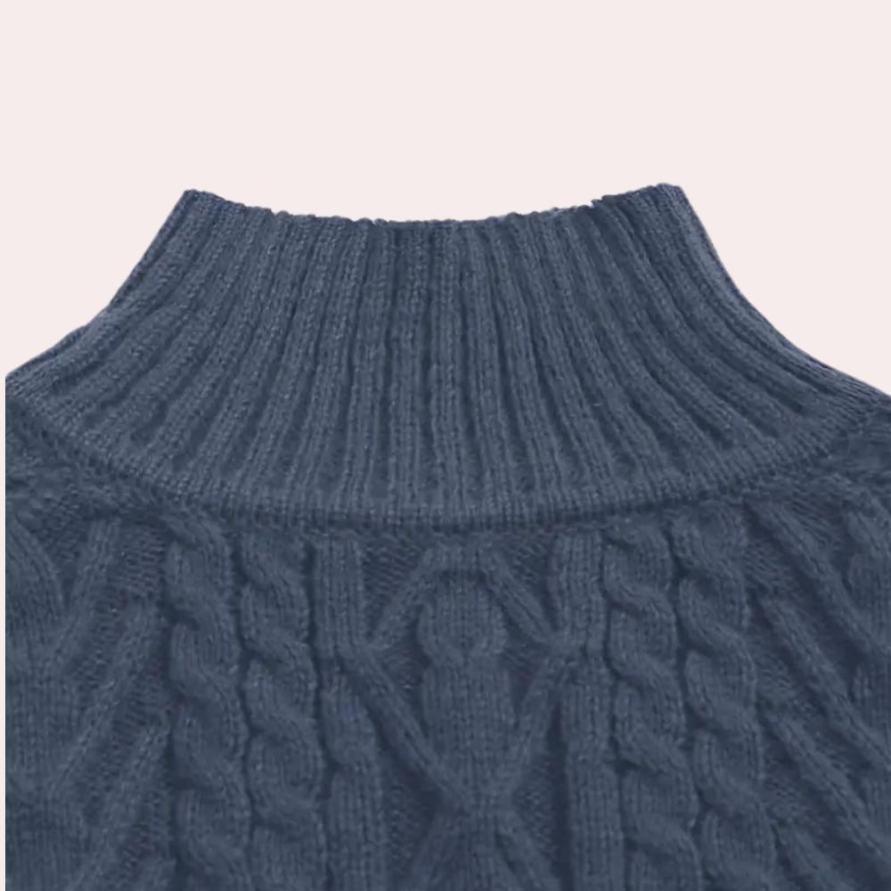 Stilvoller Strick-Damenpullover mit modernem Design Für Frauen