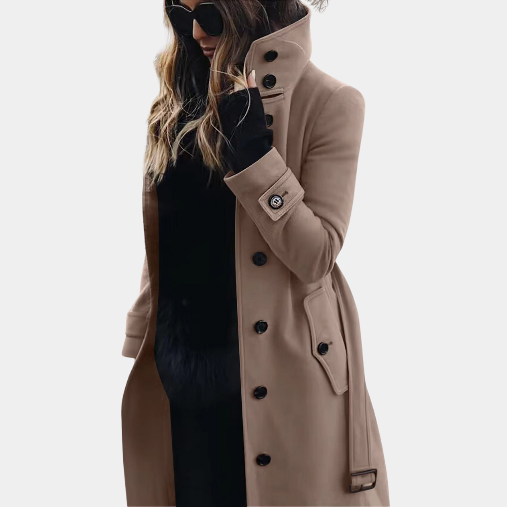 Elva | Langer Trenchcoat Jacke für Frauen