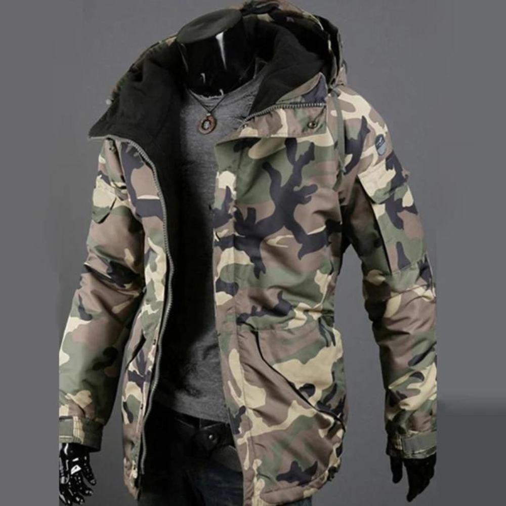 Stylische Camouflage-Jacke für Herren