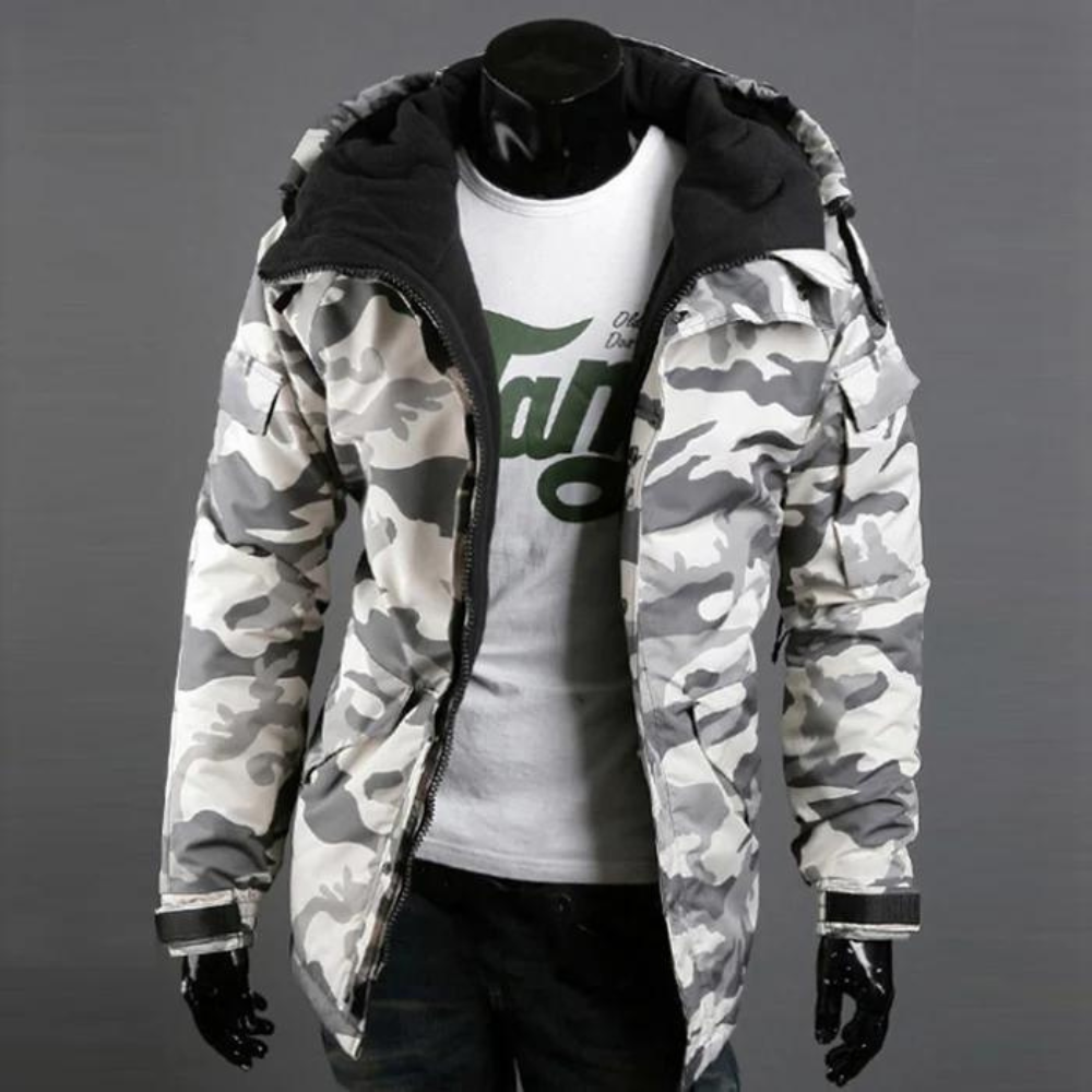 Stylische Camouflage-Jacke für Herren