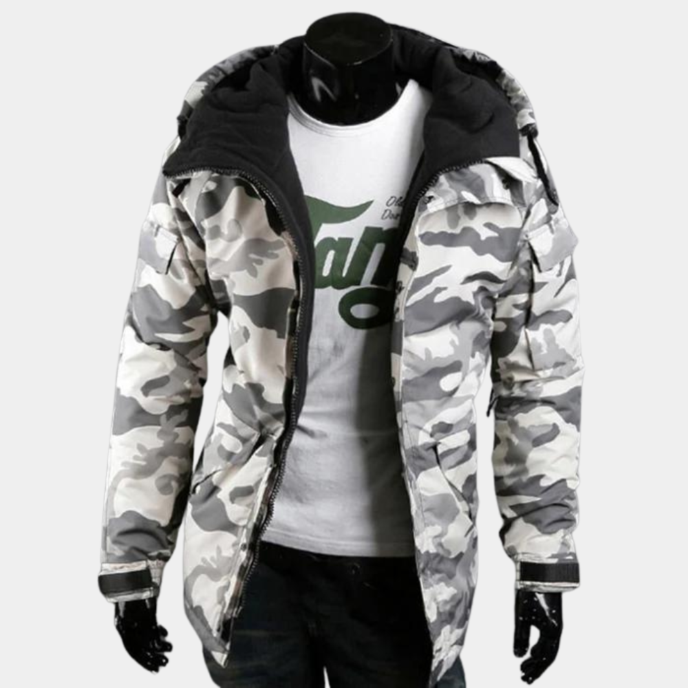 Stylische Camouflage-Jacke für Herren