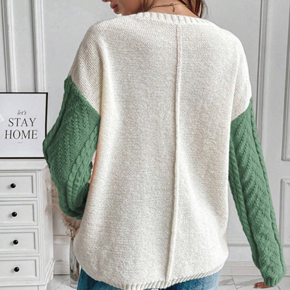 Trendige Strick-Damenpullover mit Drop-Shoulder-Design Für Frauen