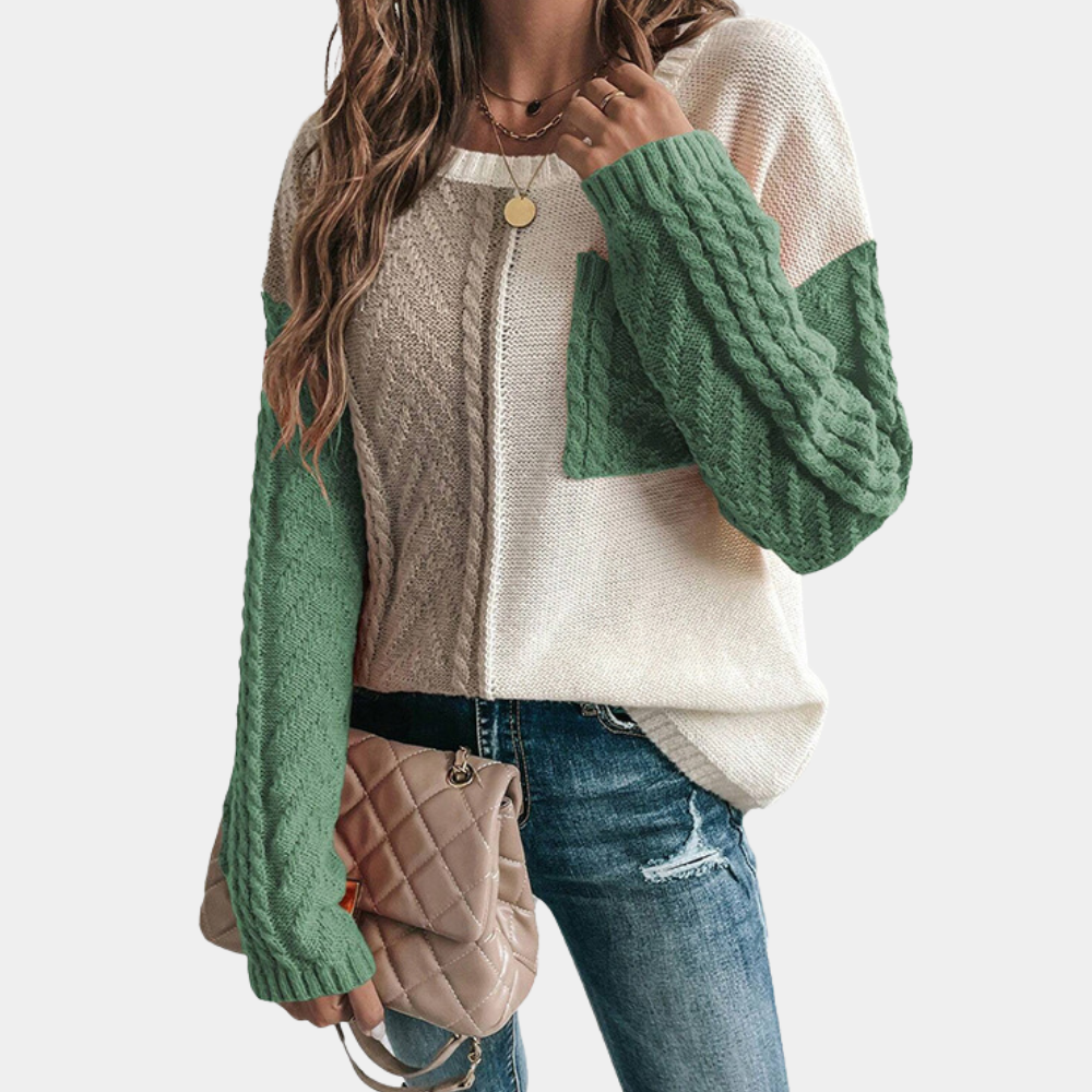 Trendige Strick-Damenpullover mit Drop-Shoulder-Design Für Frauen