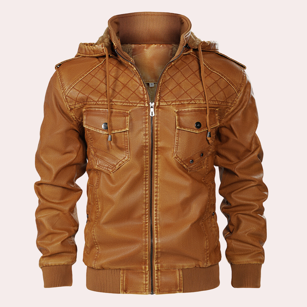 Stilvolle Lederjacke für Herren