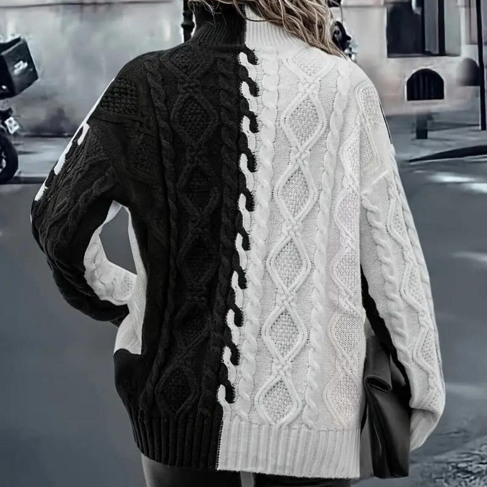 Eleganter Rollkragenpullover Für Raffinierten Winterstil Für Frauen