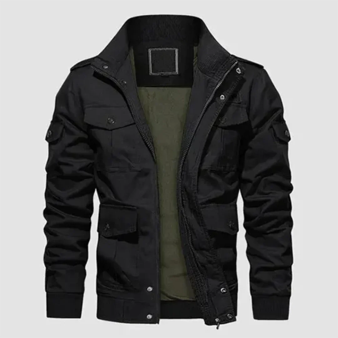 Conneram | Herren Cargo Winter Jacke | Mehrfachtaschen