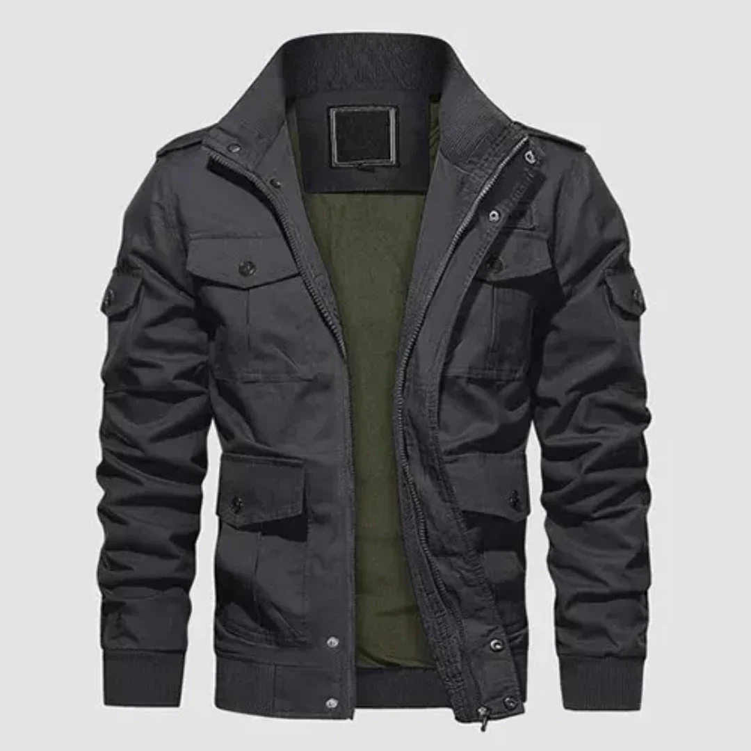 Conneram | Herren Cargo Winter Jacke | Mehrfachtaschen