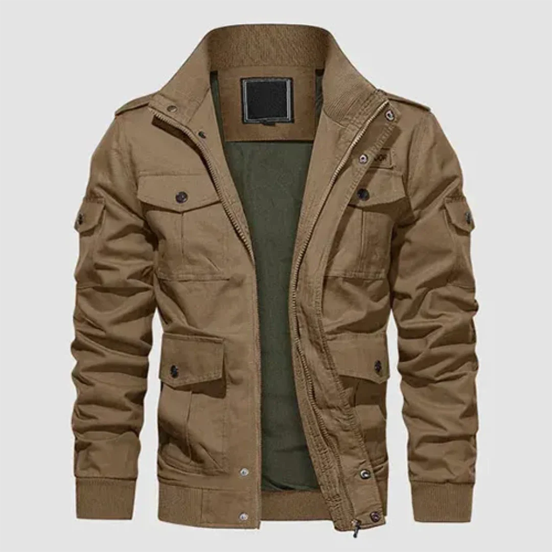 Conneram | Herren Cargo Winter Jacke | Mehrfachtaschen