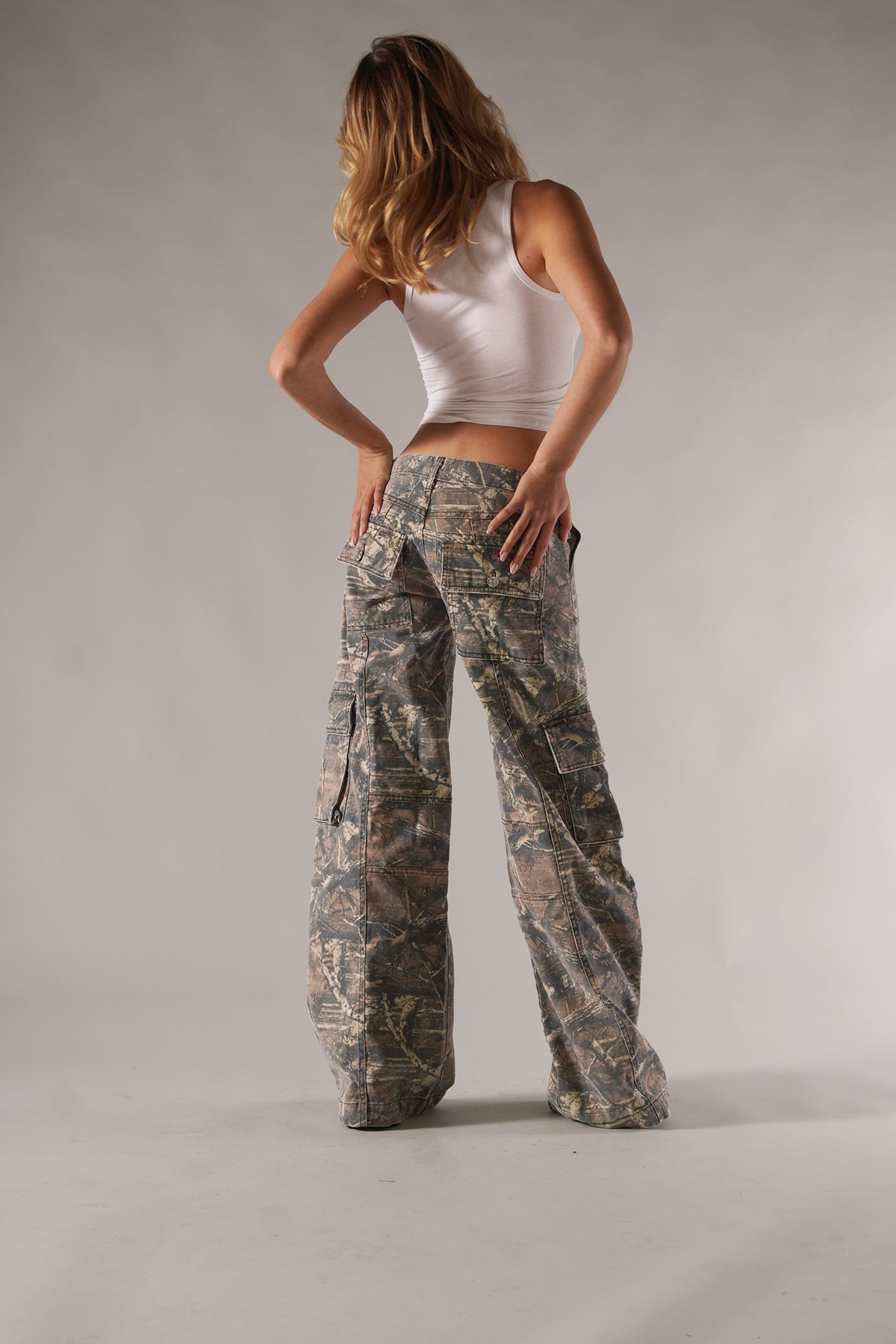 Malina Camo Cargo Pants