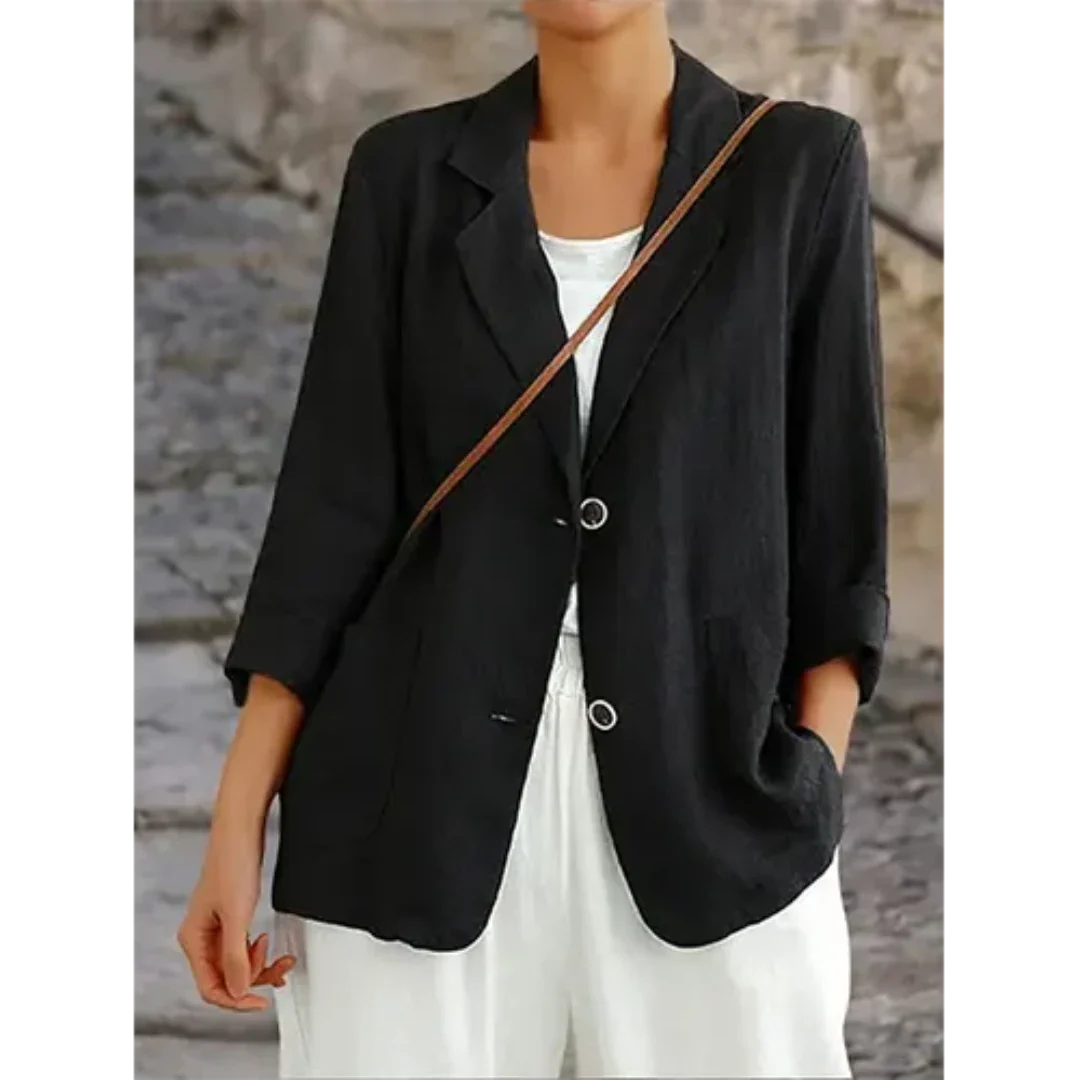 Ensleya | Damen Lässige Blazer | Langarm