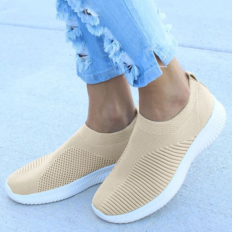 Ava - Rosa Slip-on Mesh Sneakers