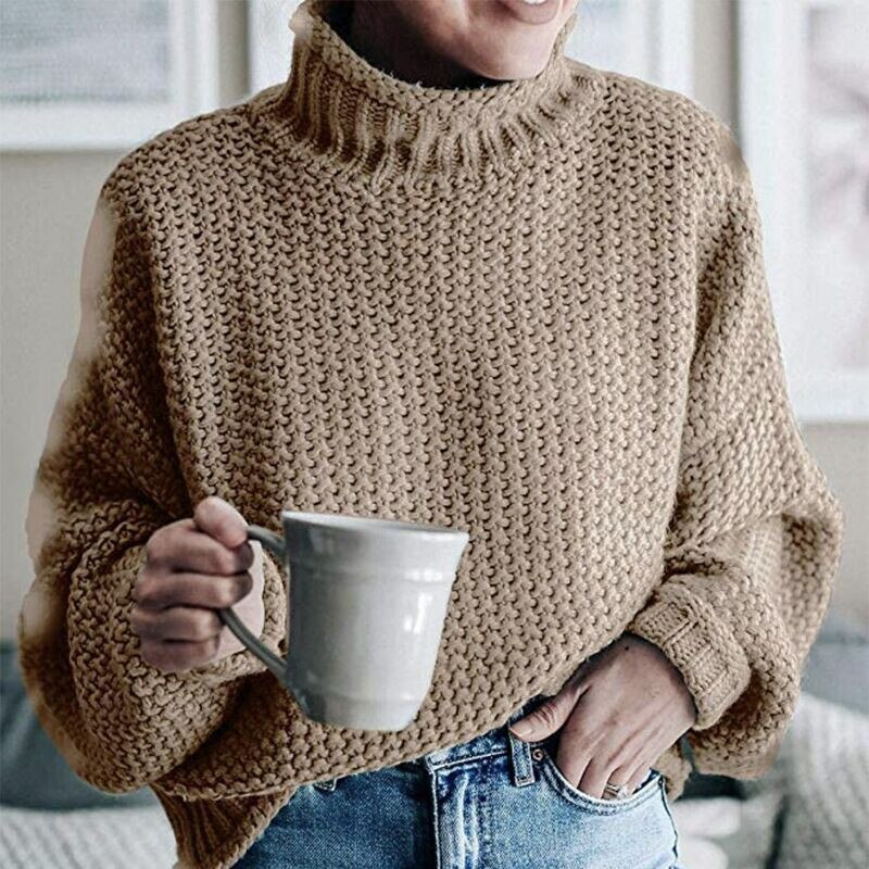 Masie | Gestrickter Rollkragenpullover für Frauen