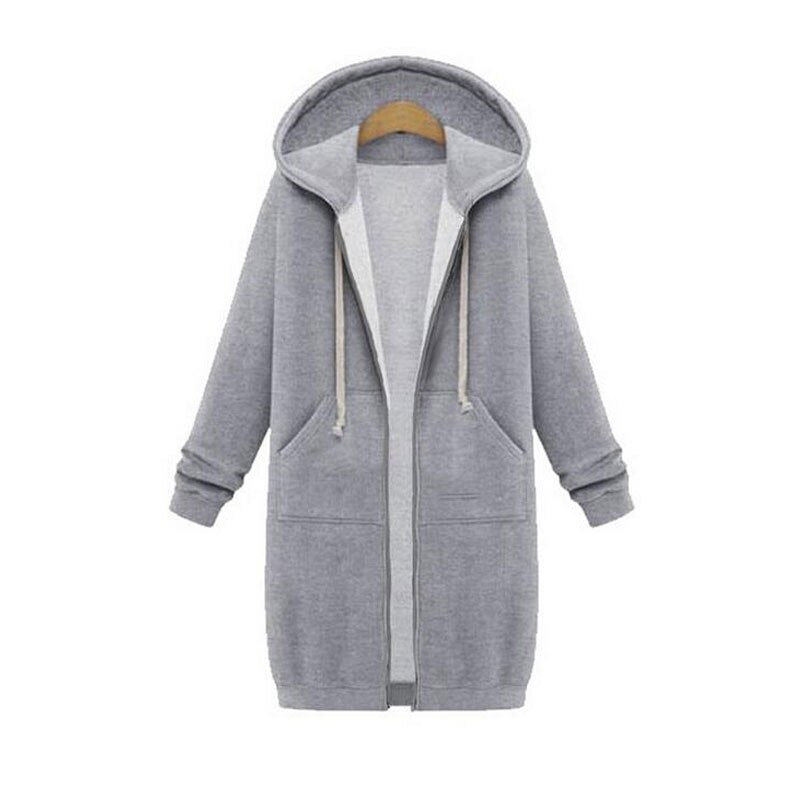 Dagmar | Chic lange sweatshirt-jacke