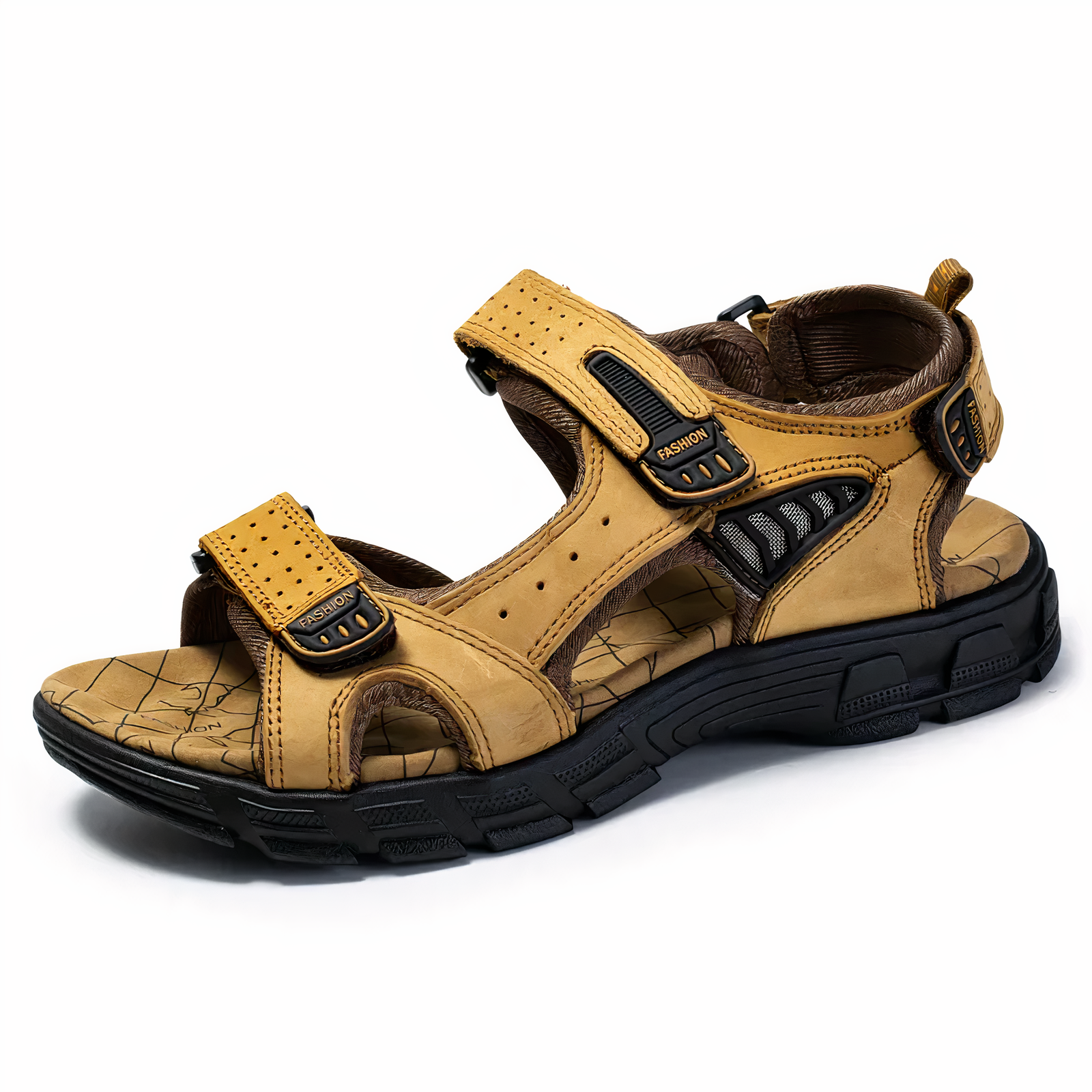 Schwarze Orthopädische Sandalen - Woody