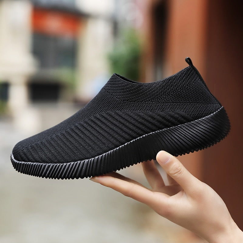 Ava - Rosa Slip-on Mesh Sneakers